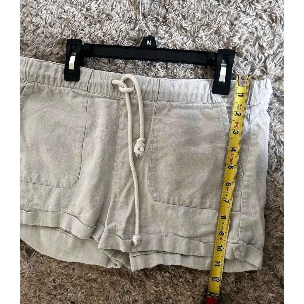 Ashley Free Style By‎ 26 International Womens Sise Médium Linen Blend Shorts